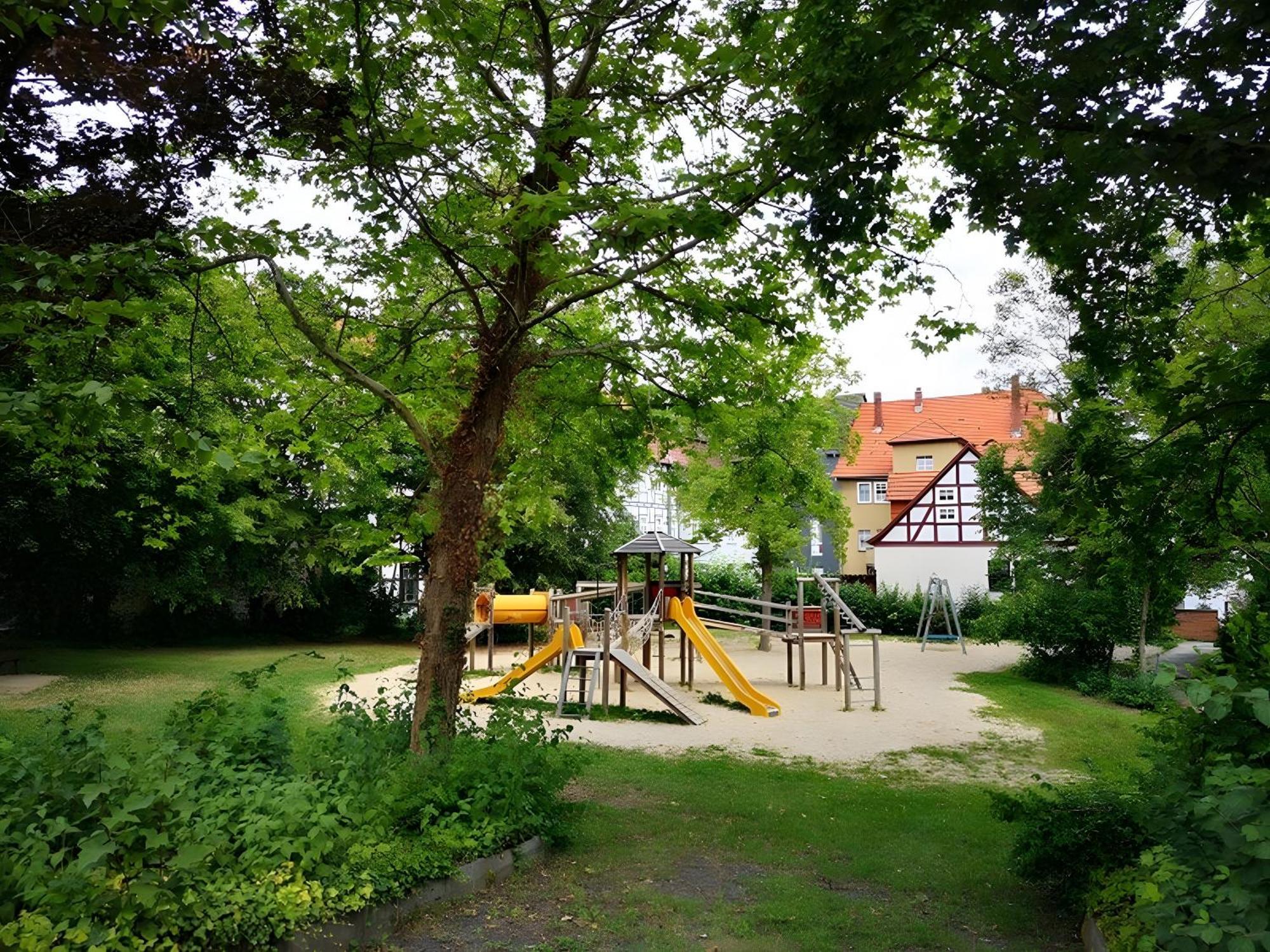 מלסונגן Ferienwohnung Am Schlosspark מראה חיצוני תמונה
