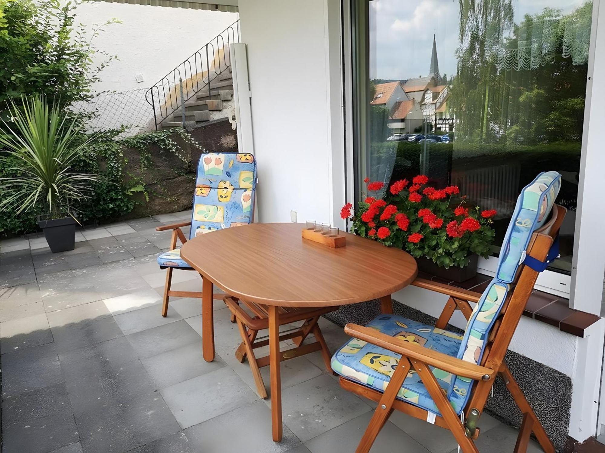 מלסונגן Ferienwohnung Am Schlosspark מראה חיצוני תמונה